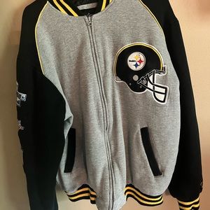 Steelers old school Super Bowl coat